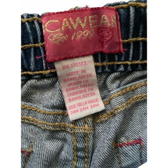 Rockawear 1999 Baby Girls size 24 Months Blue Shorts - Picture 4 of 4